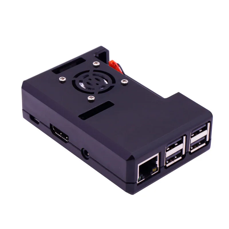 Raspberry Pi 3 B+/3B Case with Fan ABS Shell with Cooling Fan For Pi 3 Model B+/ 3B