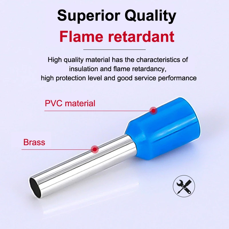 400Pcs Rohr Typ Elektrische Draht Conector Crimp Anschlüsse Draht Terminal Stecker Kabel Terminals End Crimps Isolierte Sortiment