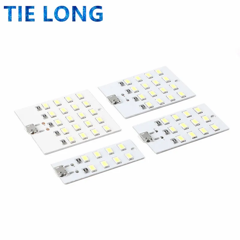 high quality 5730 smd 5V 430mA~470mA White Mirco Usb 5730 LED lighting panel USB mobile light Emergency light night light