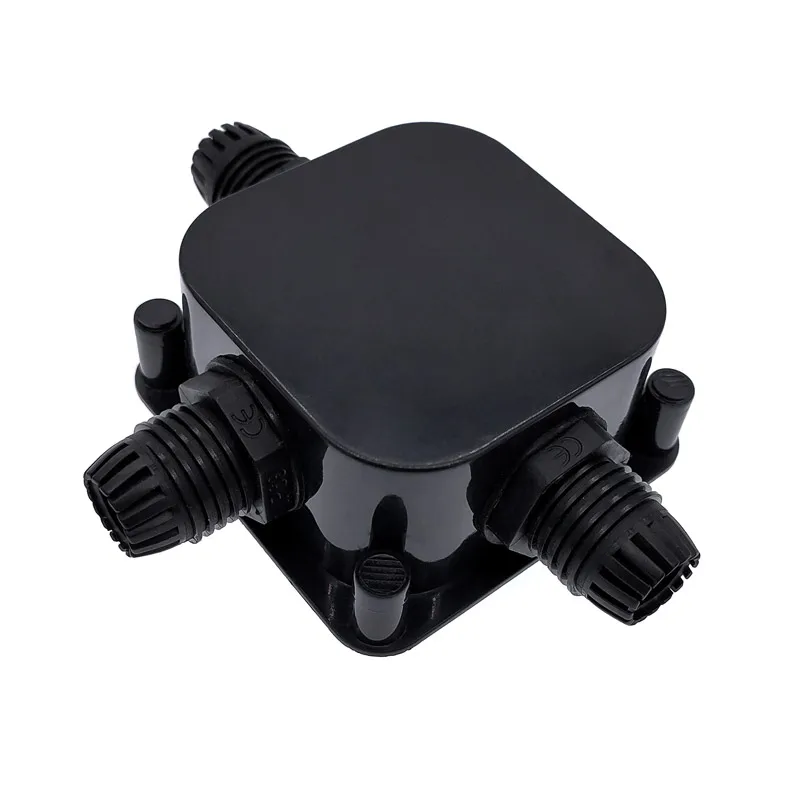 IP68 3-way rainproof box with PG11 Cable gland Outdoor Waterproof ABS connectors waterproof Electrical Junction Box image 3