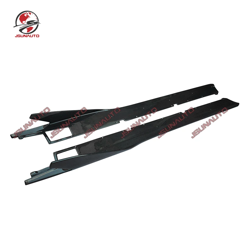 Fit For Lambor Aventador LP700 Carbon Fiber Side Skirts For LP700 2011-2016 RZ Style Car Accessories