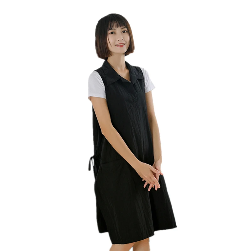 Hairdressing apron hair salon special perm dyeing oiling barber work clothes assistant apron manicure technician clothes vest image 2