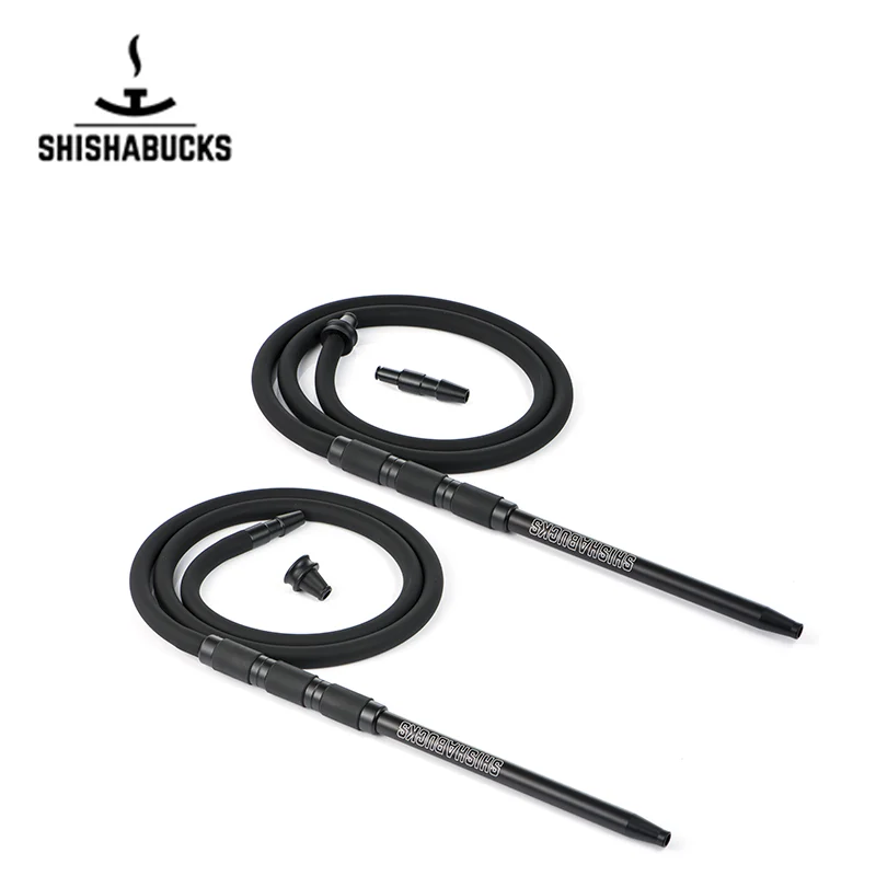 

Shishabucks Cloud Hose With Patent-spending Autoseal Technology For Use on Multi-hose Hookahs Shisha Handle