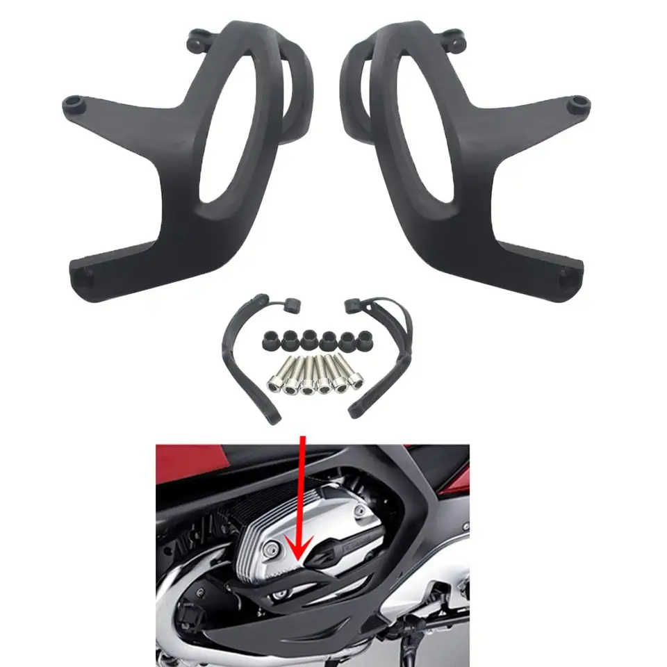 Protectores De Culata Negros Para BMW R1200GS LC / ADV / R / RT (2014-2018)