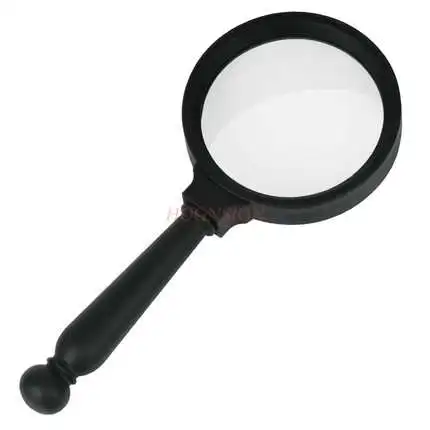 Handheld magnifying glass 10 times optical old man reading jade jewelry calligraphy and painting identification maintenance