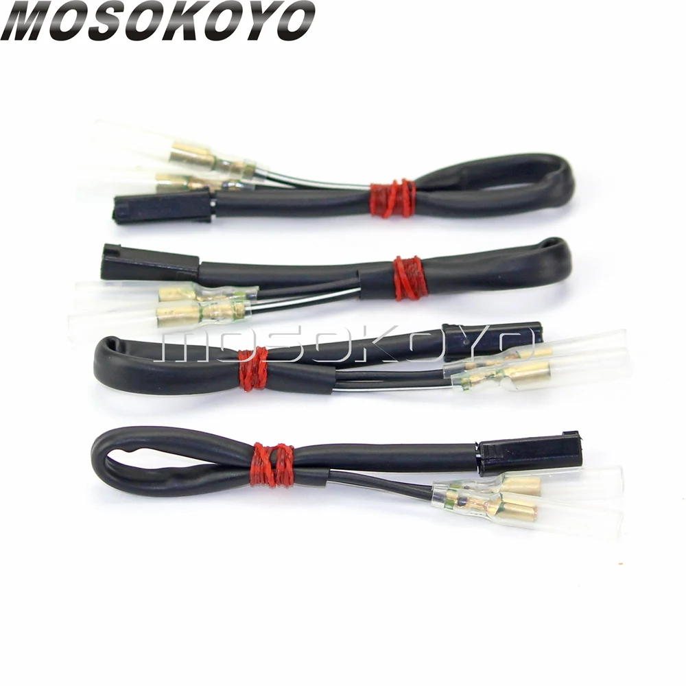 

Motorcycle Turn Signals Wire Plug Adapters Connector Wiring For Suzuki GSF600S GSF1200 SV650S SV1000 DRZ400S GSXR 600 750 1000