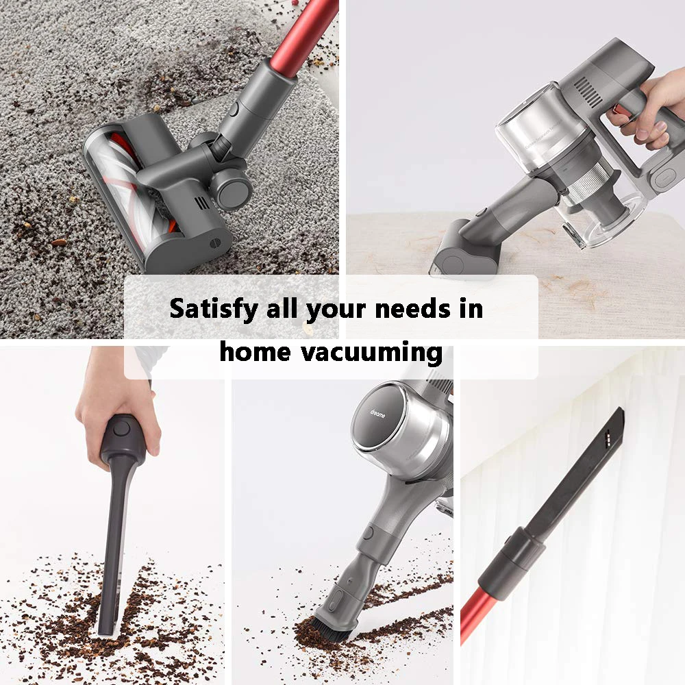 Dreame T20 aspirapolvere portatile a batteria spazzola intelligente per tutte le superfici 25kPa aspiratore per moquette da pavimento tutto In uno