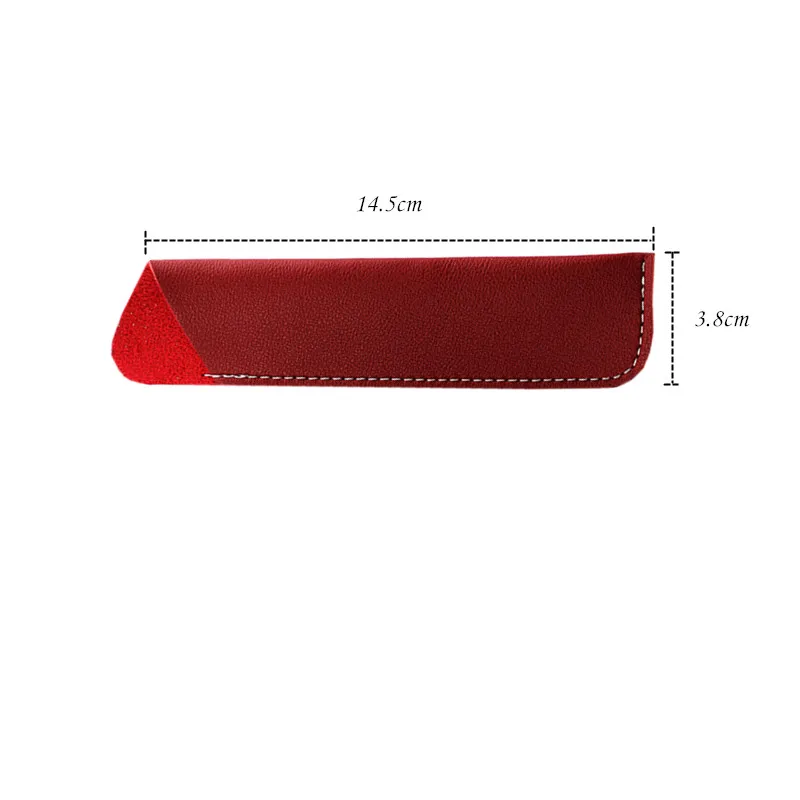 Handmade Leather Pencil Bag, Fountain Pen Case Holder, Vintage Retro Style Accessories For Travel Pen Bag