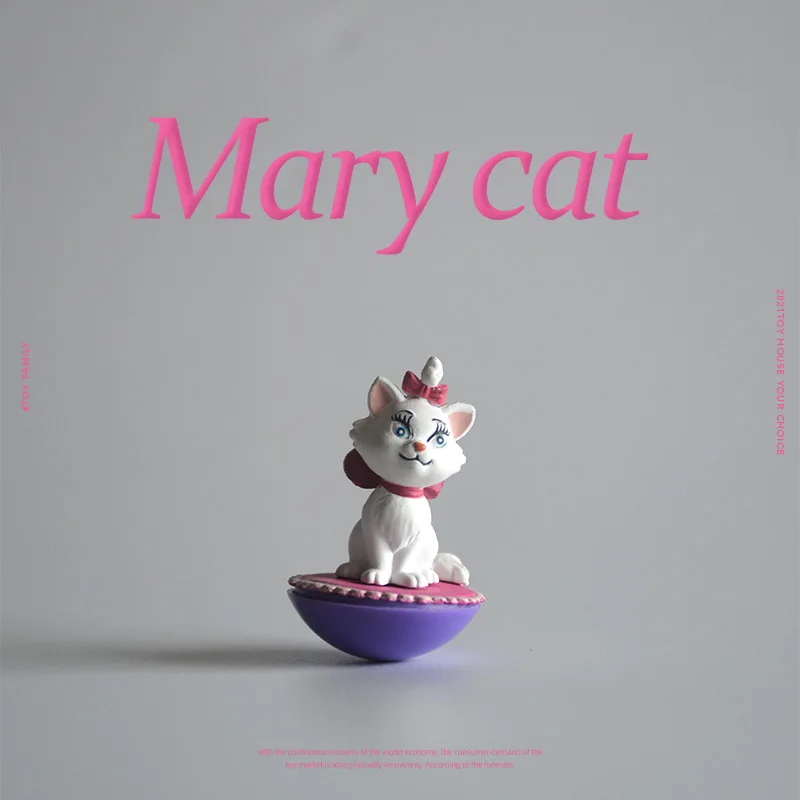 

24PCS/lot 3cm High quality small size Mary cat tumbler kitten doll ornament DIY material