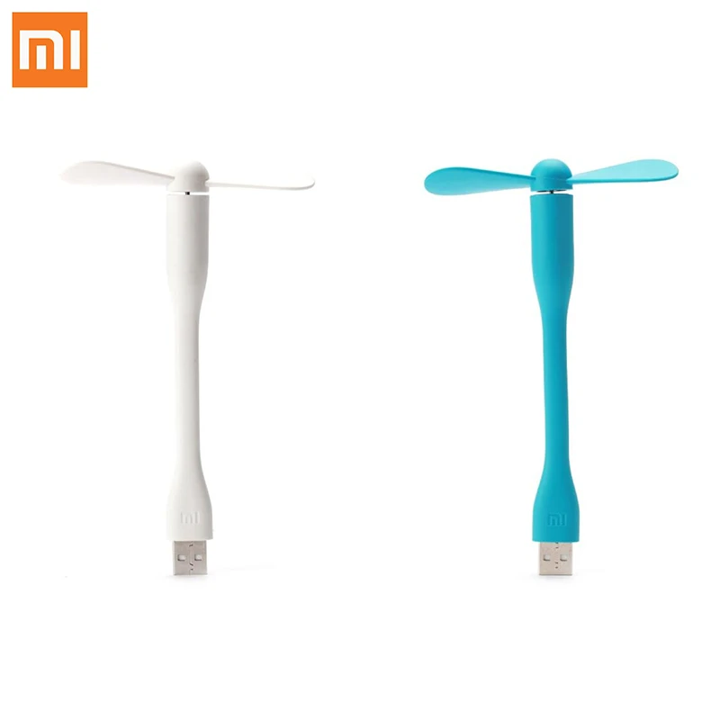 Original Mijia USB Fans Flexible USB Portable Mini Fan High grade silicone material Power-saving For Mijia all Power Supply