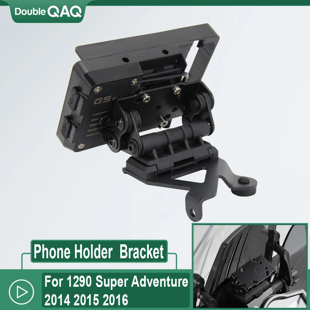 

NEW Motorcycle GPS/Mobile Phone Holder Handlebar Mount Bracket For 1290 Super Adventure 1290 Adv 2014 2015 2016