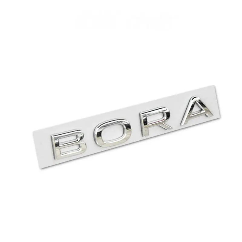 Apply to Bora New Bora 2021 Trunk lettering Luggage compartment label 280 TSI 380TSI 380TSI Electroplated silver