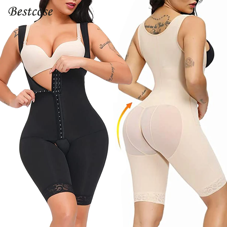 Stage 2 Bbl Faja Colombianas Post Op Surgery Supplies Surgical Postpartum Posparto Women High Compression Shapewear Body Shaper