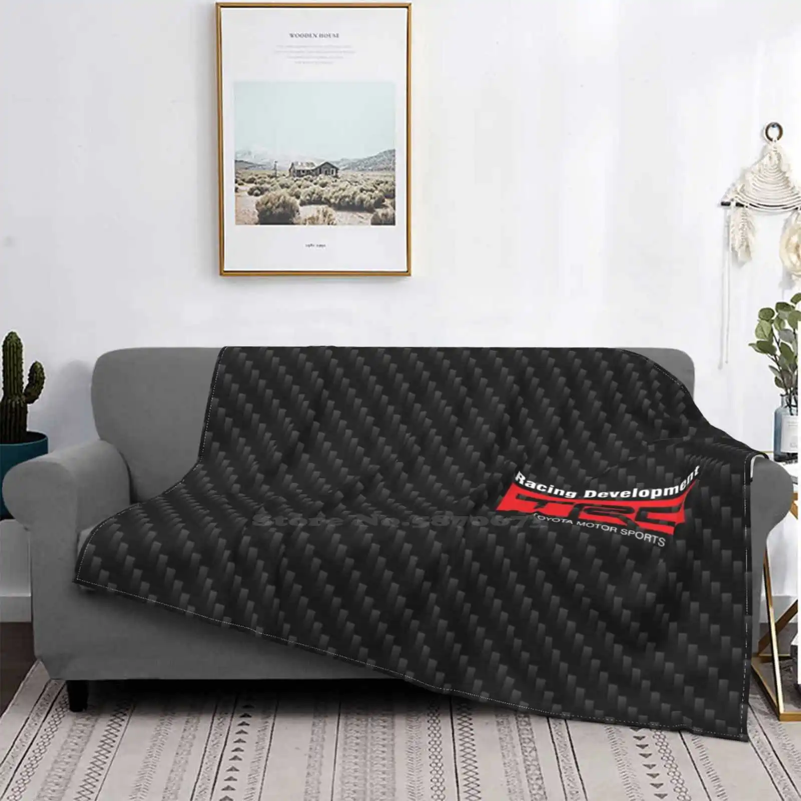 

Trd Racing Carbon Stripes Shaggy Throw Soft Warm Blanket Sofa / Bed / Travel Love Gifts Trd Racing Carbon Stripes