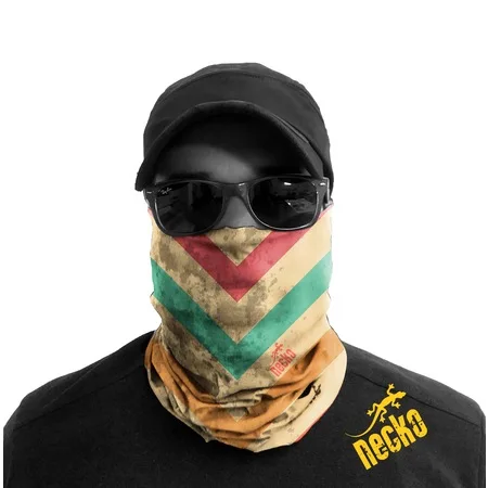 Necko Retro Striped Buff Bandana Face Mask-DN127 460044429