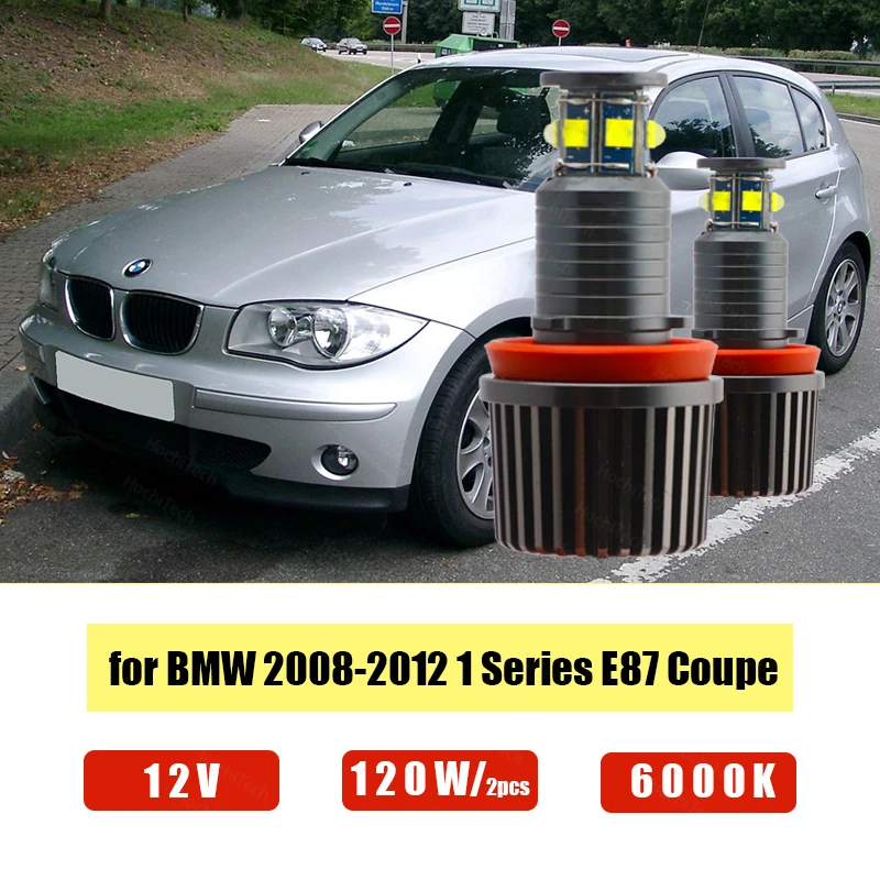 

Светодиодный маркер IP65 6000K высокой мощности 2800LM Светодиодный маркер «ангельские глазки» 120 Вт для BMW 2008-2012 1 серии E87 Coupe