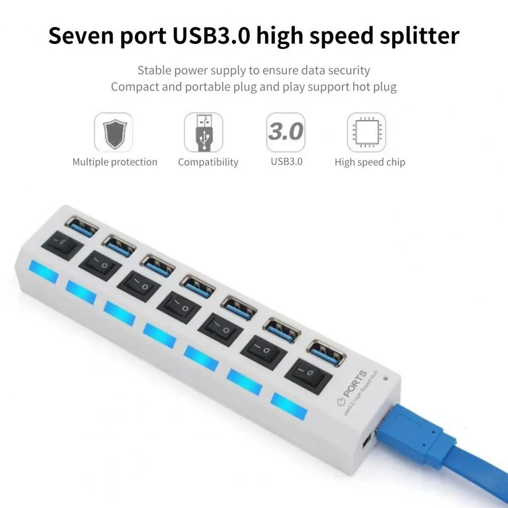 

USB Expansion Great Wide Application USB3.0 Adapter Driver Free Overvoltage Protection USB Hub