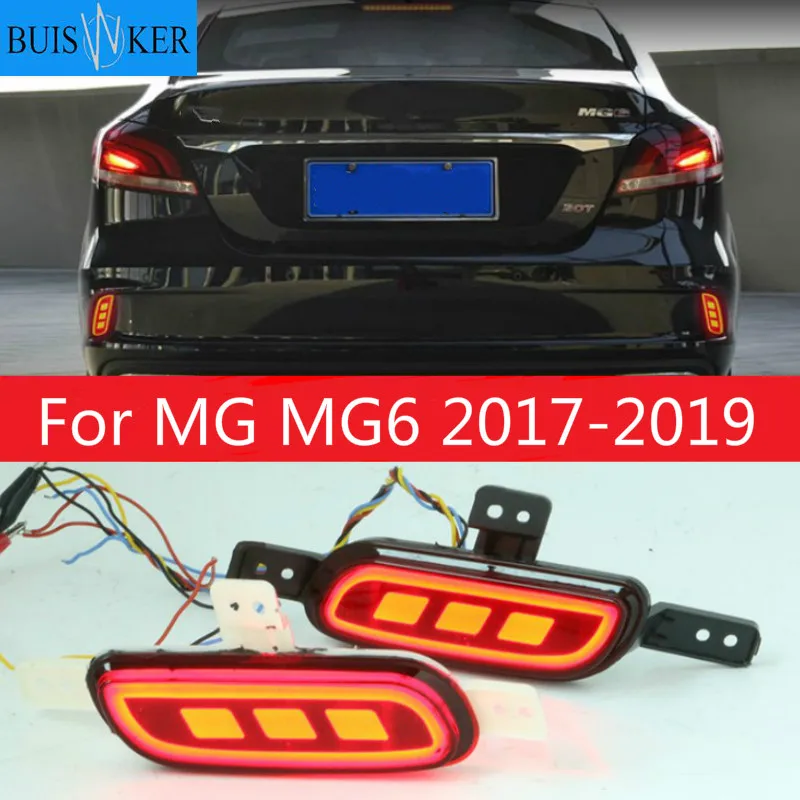 

For MG MG6 2017-2019 12V Car LED Rear tailLight Brake Light Turn Signal Reflector