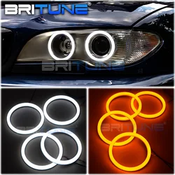 Cotton Light Angel Eyes Tuning For BMW E46 Coupe Convertible 325ci 330ci Xenon Lens Headlight Turn Signal DRL Halo Car Accessory