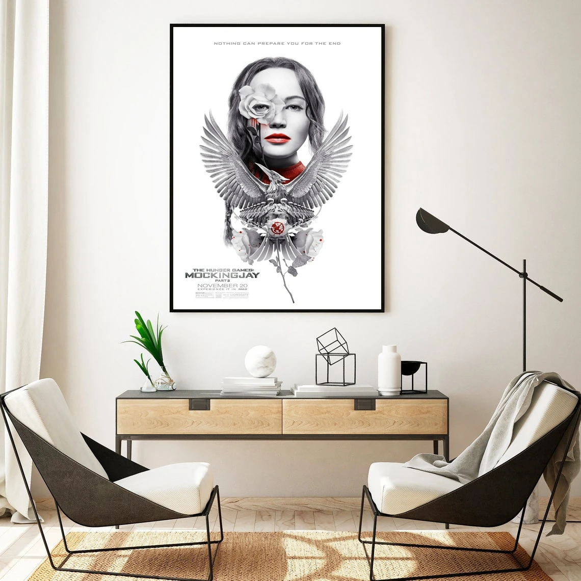 The Hunger Games Mockingjay Movie Poster Home Decoration Wall Painting (No Frame)