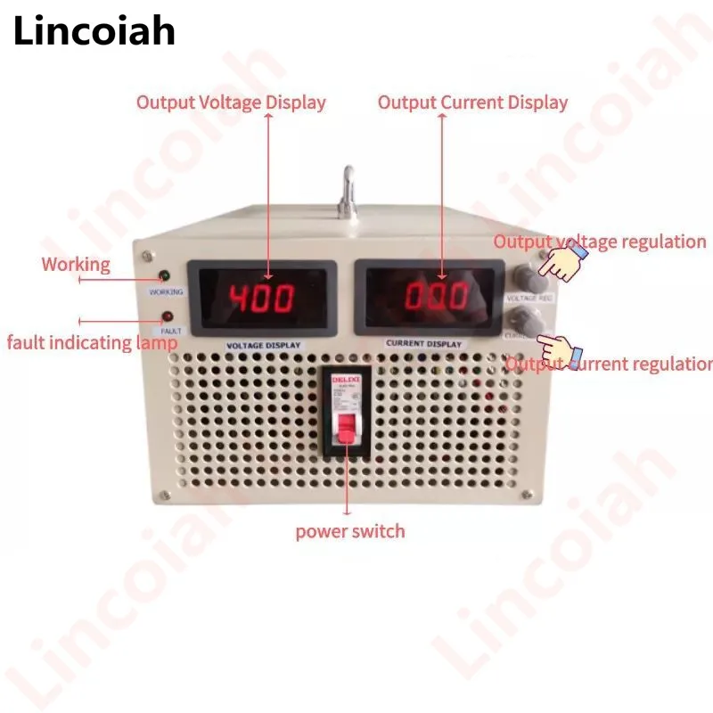 Imagem -02 - Fonte de Alimentação Comutada Ajustável Ac-dc Smps Tensão Atual 3000w 4000w Saída 24v 36v 48v 60v 150v 300v 400v 600v 800v 1000v