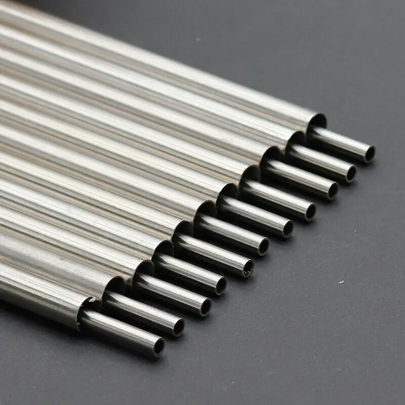 Size Varied OD4/5/6/7/8~13mm  ID1/2/3/4/5/6/7/8/9/10/11/12mm 250mm Length 304 Stainless Steel Capillary Tube Pipe Silver