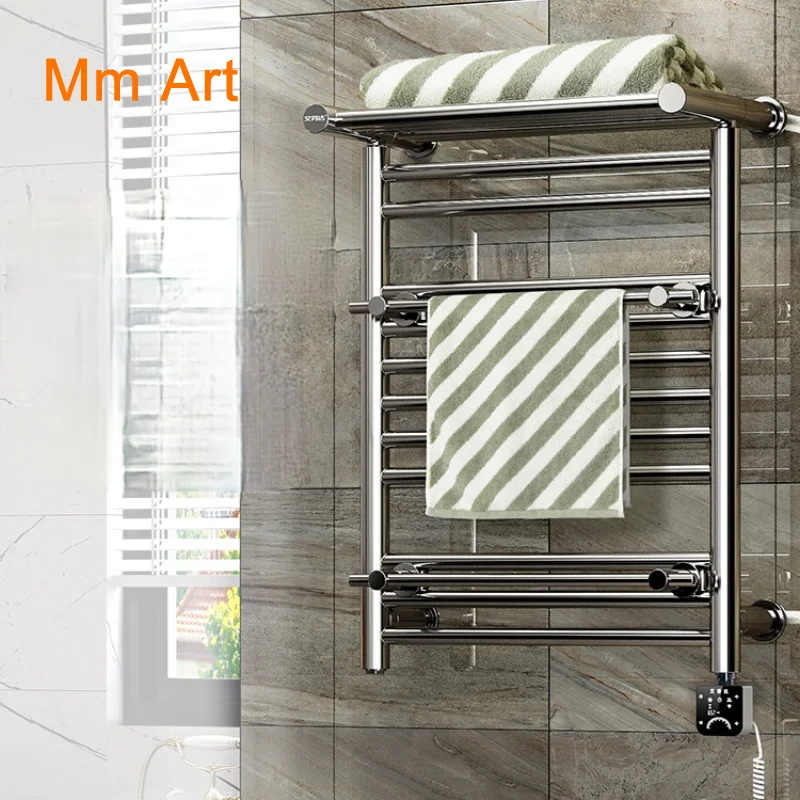 

Aifanda Intelligent Electric Towel Rack Household Electric Heating Bath Towel Rack Bathroom Drying Towel Rack D16