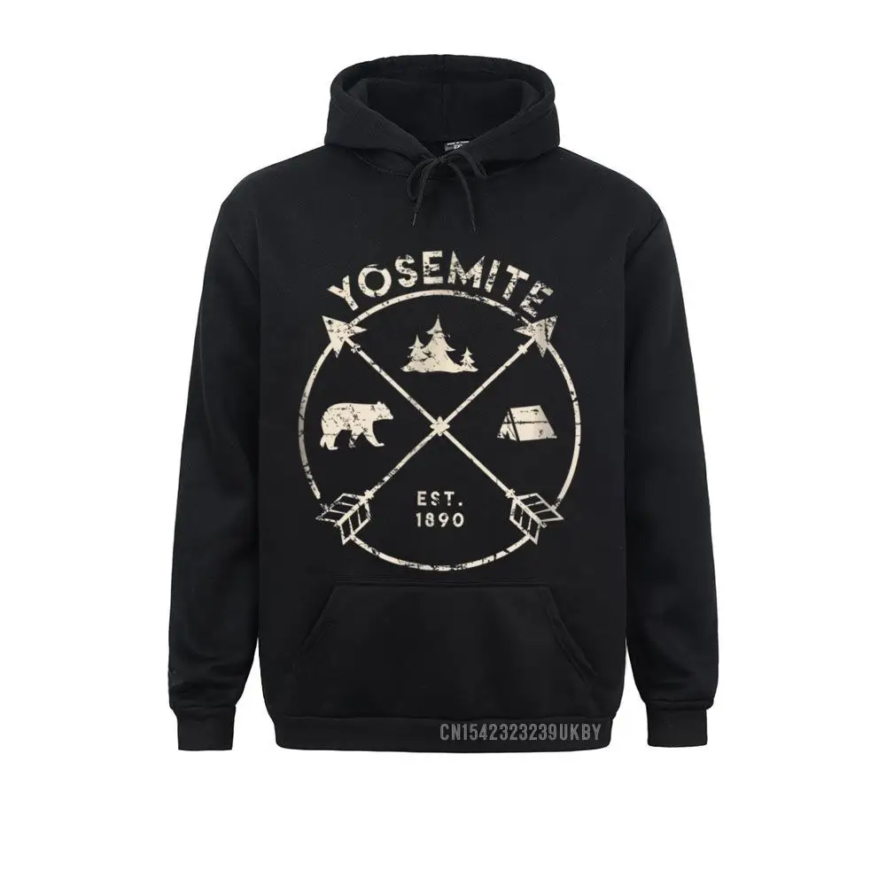 

High Quality Mens Sweatshirts Long Sleeve Yosemite National Park Harajuku Campin California Gift Hoodies Winter Hoods