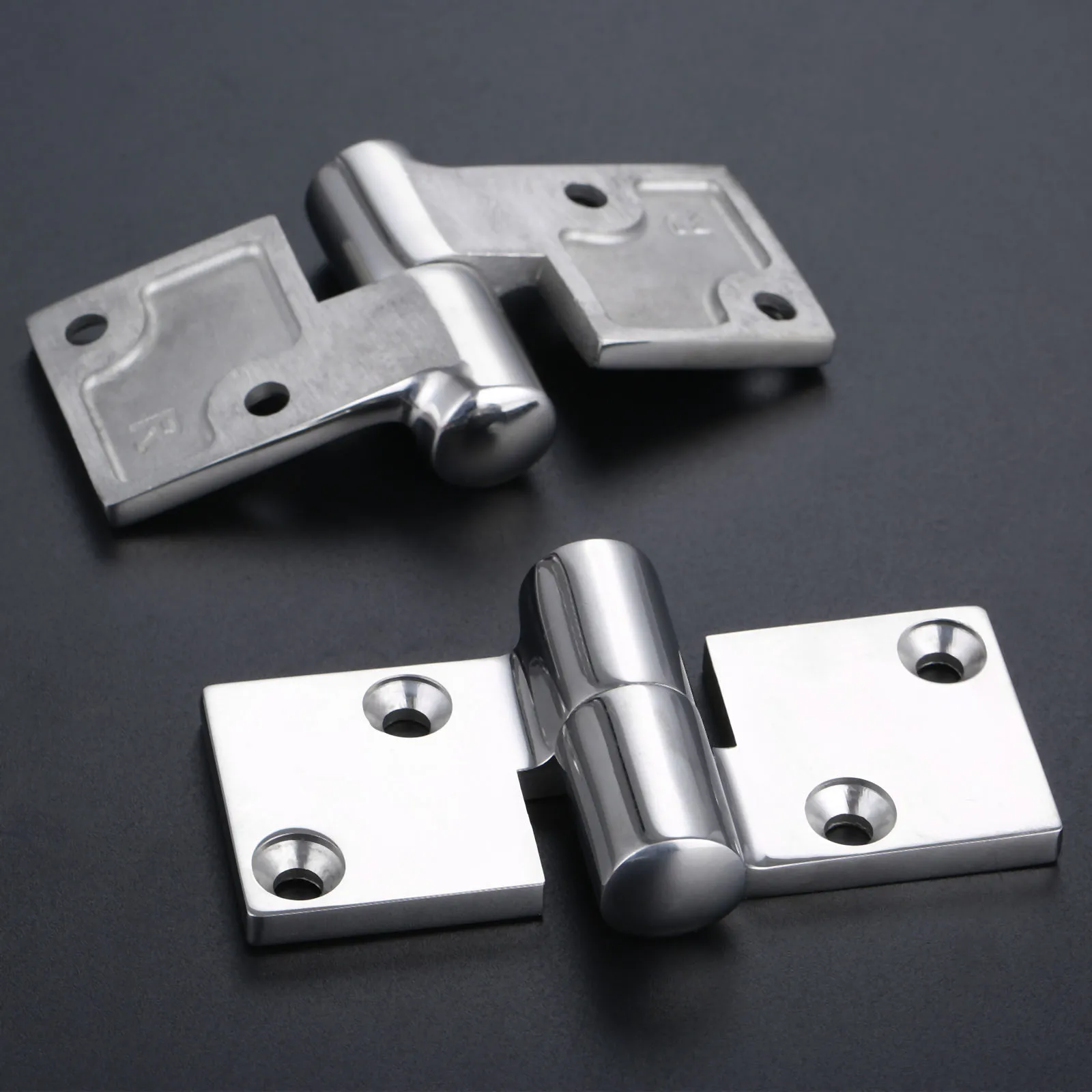 

2pcs Left/Right Handed Boat Door Hinge Take-Apart Hatch Solid 316 Grade Stainless Steel Anti-Corrosion Marine Hardware Outdoor