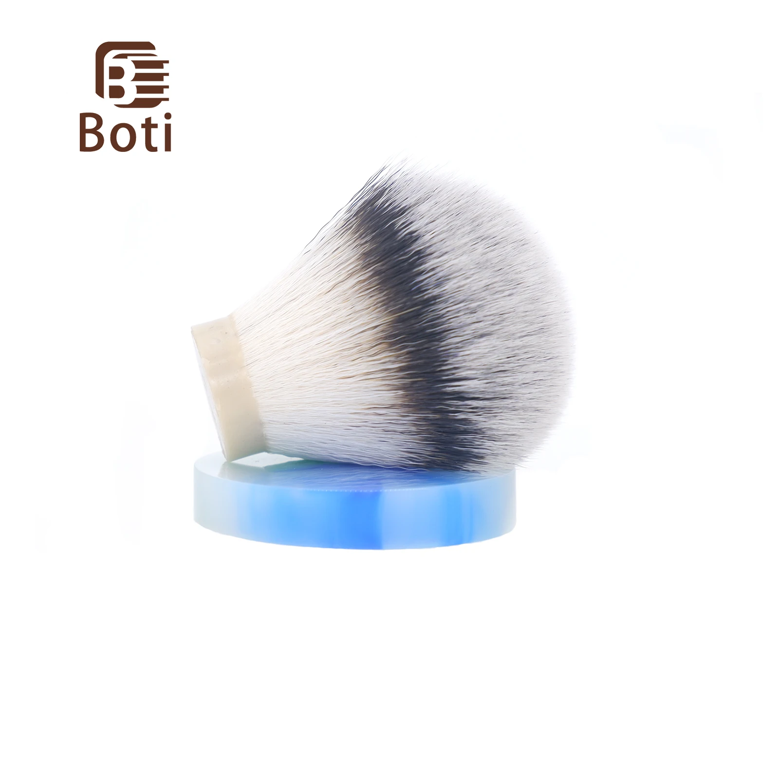 Boti Brush-3 Color Synthetic Hair Shaving Brush Knots Class A Bulb Type Men's Beard Shaping Tool Round Chassis