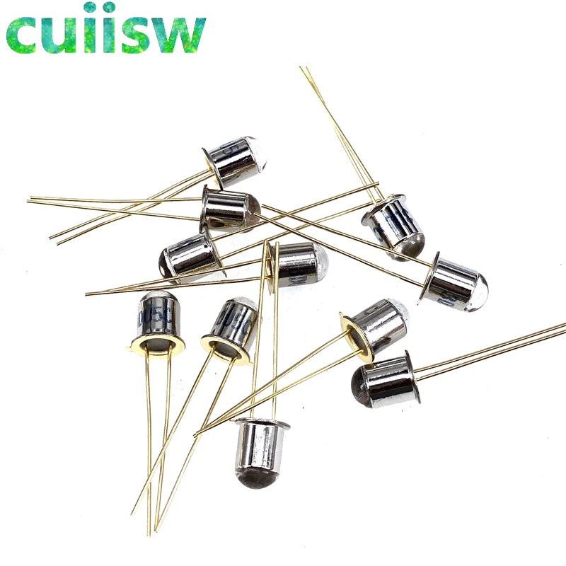 5 pcs 3DU5C Silicon Phototransistor Transistor 2-feet Metal Package