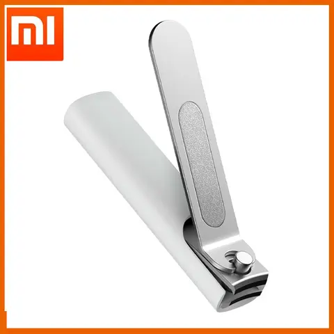 Xiaomi Mijia Stainless Steel Nail Clippers With Anti-splash cover Trimmer Pedicure Care Nail Clippers Professional File