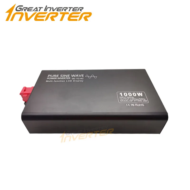 

1000w Brand New Pure Sine Wave Car Inverter With LED Display DC 12V 24V 48v 60v 72v 80v To AC 110v 220V Converter