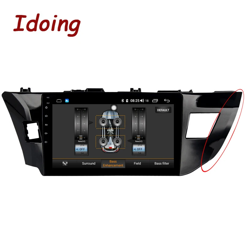 Idoing-Radio con GPS para coche, reproductor Multimedia con Android, 10,2 pulgadas, 4 GB + 64 GB, para Toyota Corolla 2014-2016, E170, E180