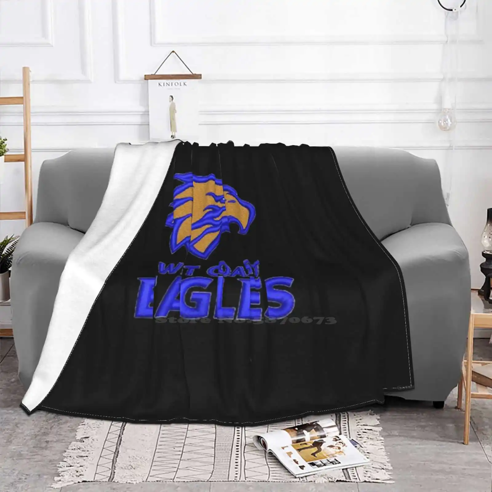 West Coast Afl Aussie Football New Arrival Fashion Leisure Flannel Blanket West Coast Australia Australian Afl Also Football