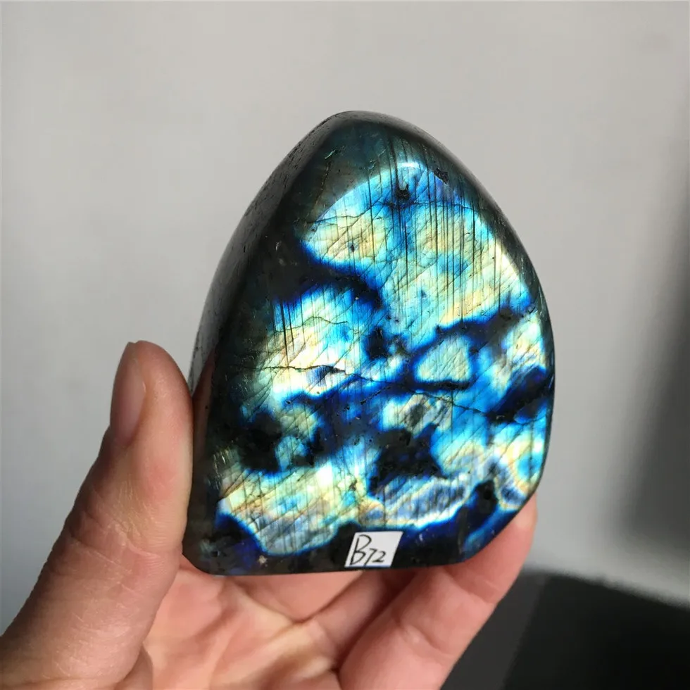 Imagem -06 - Moonstone Lustro Labradorite Worrystone Luminosa Bule Amarelo Feldspato Casa Decoração Reiki Cura Natural