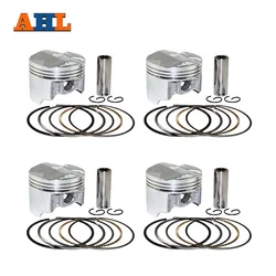 AHL 4 Sets Motorcycle 55 55.25 55.50 55.75 56 mm Piston Rings Kit For Honda CB400 CB-1 VTEC CB400SF NC31 CBR400 CBR23 VFR400 VFR