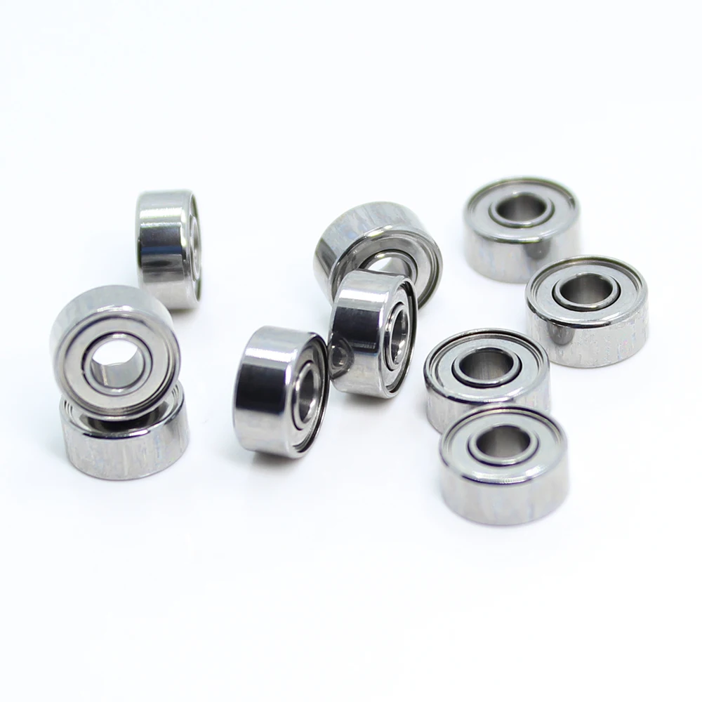 

R2-5ZZ Bearing ABEC-1 (10PCS) 1/8"x5/16"x9/64" inch Miniature R2-5 ZZ Ball Bearings For RC Models