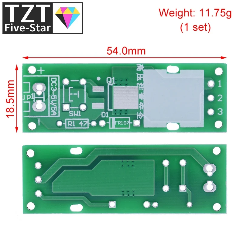 HV-1 Hochspannungsgenerator Lichtbogenzündungs-DIY-Kit Lichtbogengenerator Zigarettenanzünder-Kit DIY Hochspannungsmodul DC 3-5V Feuerzeug – Detail 8