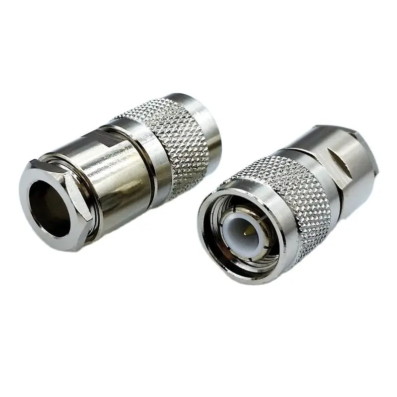 50-5 TNC Connector For RG5 RG6 LMR300 RG304 Cable TNC Male RF Coaxial Connector 1Pcs