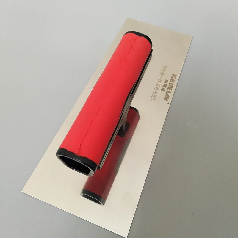 2pc 24*10*9 centimetri in acciaio inox Mortaio Casa A Bordo Artigiano Cazzuola Costruzione Supporto Intonaco Strumento
