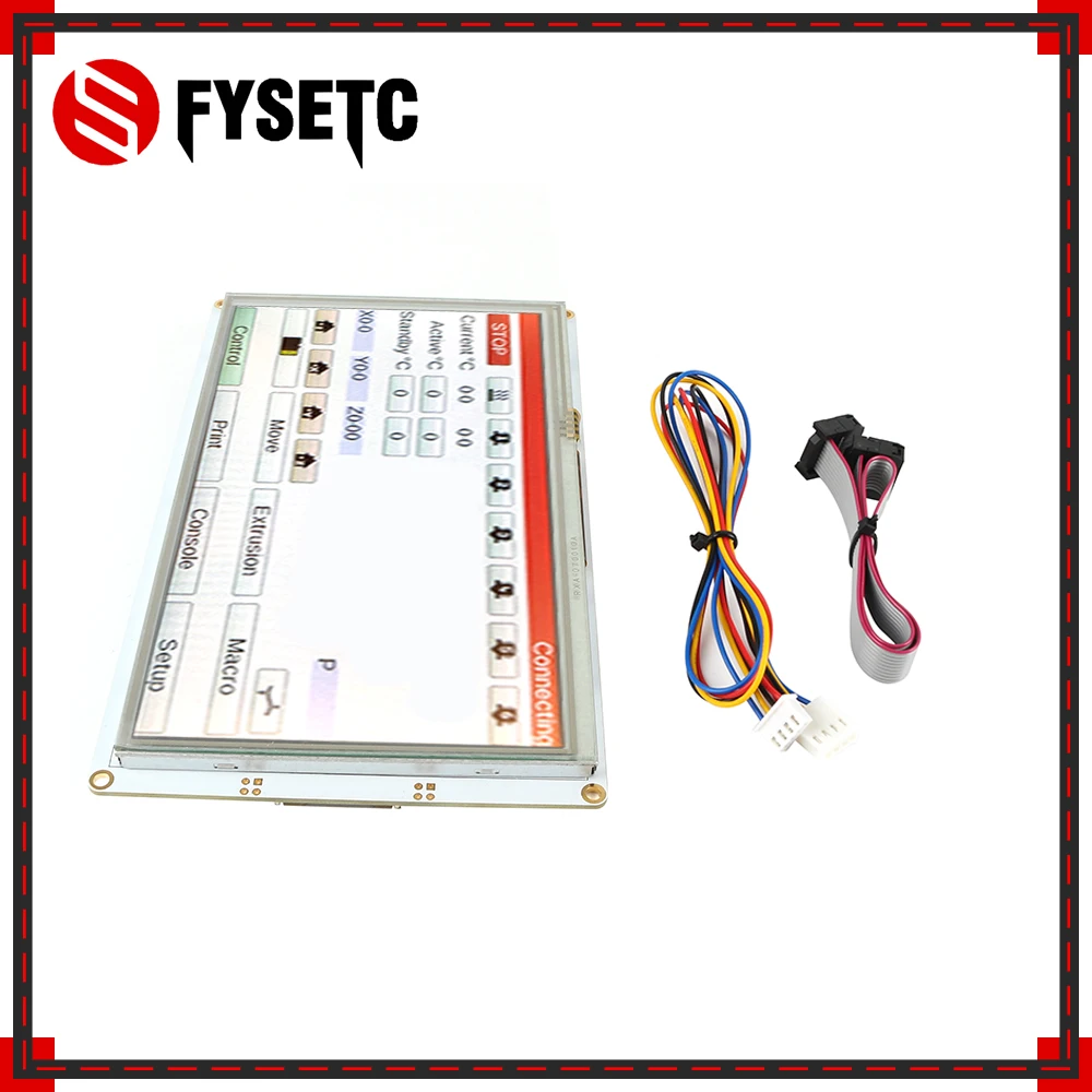 FYSETC 7inch PanelDue 7i Integrated Paneldue Colour Touch Screen Controllers For Duet Wifi Duet 2 V1.04 Duet 2 Ethernet