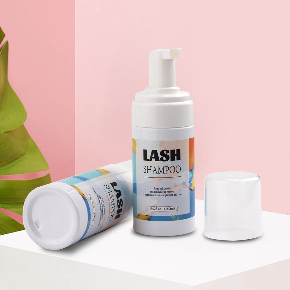 100 ml Wimpernverlängerungs-Shampoo, Augenlid-Schaumreiniger, Waschen für Verlängerungen, natürliche Wimpern, Make-up, Mascara-Entferner, professionell
