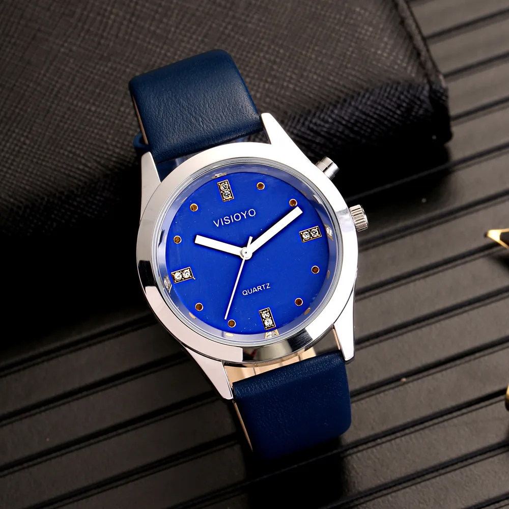 English Talking Watch with Alarm, Speak Date and Time, Blue Dial TESBL-21A