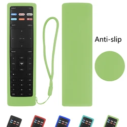Protective Sheath Case Fit for Vizio XRT136 Smart TV Remote Control Skin-Friendly Silicone Cover Washable Anti-Lost With Loop