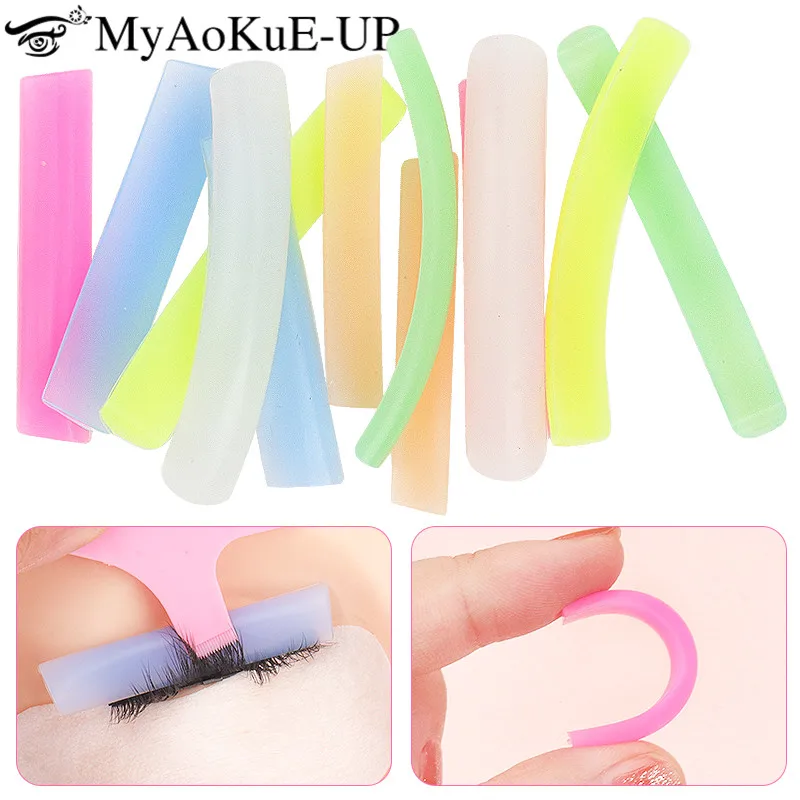 6 Pairs Eyelash Perming Silicone Pad Eyelash Rollers Patch Curler Rod  Reusable Lash Lift Shield Pad For Lash Extension Supplies