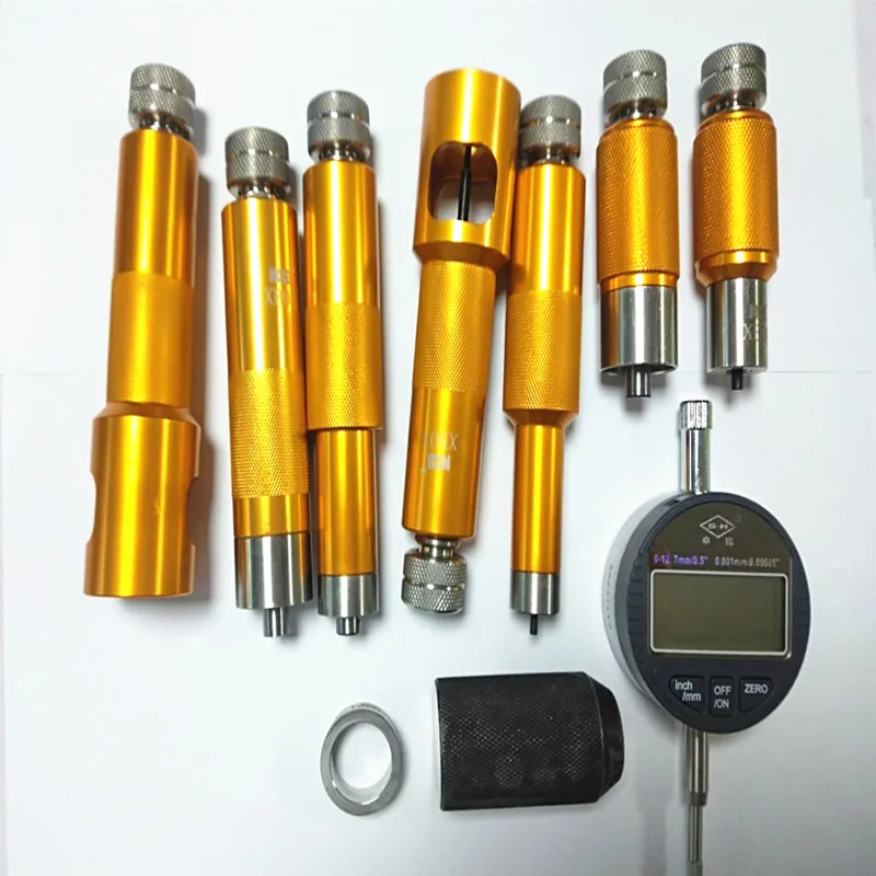 

Promotion! common rail injector valve measuring tool kit for Bossch and for Densso diesel injector valve stroke measuring tool