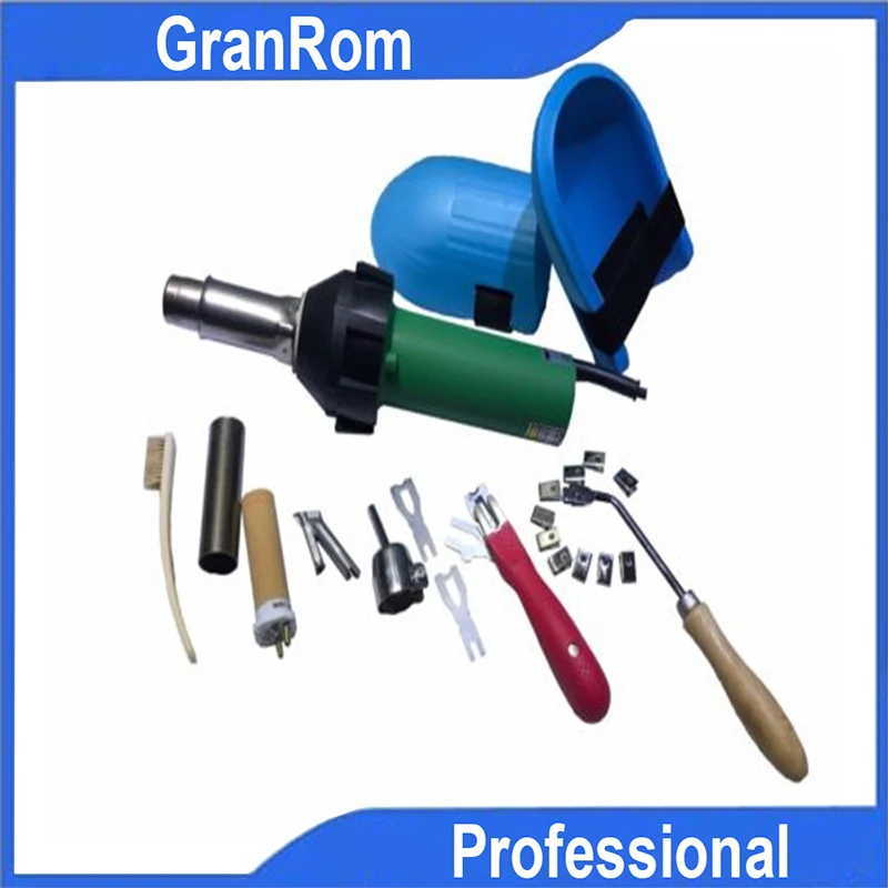 Vinyl Floor Hot Air Welding Kit With Plastic Heat Gun Heating Element And Accessories for PP HDPE TPO PVC ROOF WELDIN