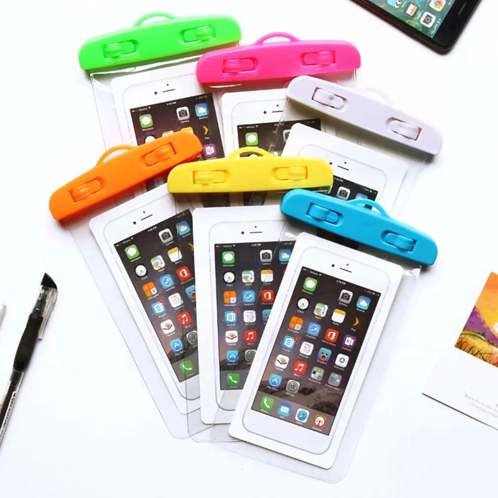 Luminous Waterproof Pouch Swimming Gadget Beach Dry 6 inch  Phone Bag For iPhone 13 12 11 Pro Xs Max XR 8 7 Xiaomi  Samsung S9