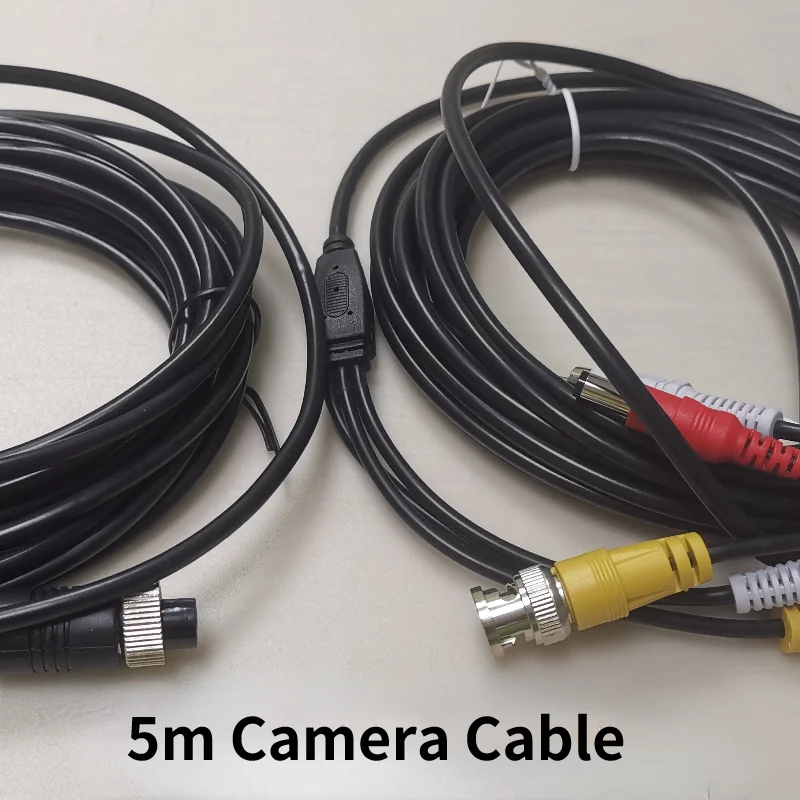 

12V DC 5M 15M Audio Video Power Camera Cable BNC RCA CCTV Cable 1pcs free shipping CCTV DC Power Extension Cable Cord 5 Meter